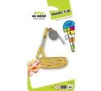 WDK PARTNER - A1300370 - Instruments de musique - Sifflet métal avec cordon
