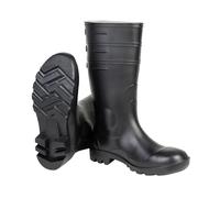 Botte de Travail Étanche | Haute de Sécurité S 5 | Couleur Noire | Fabriquée en PVC | Pointure 44