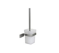 Cofan Brosse de Toilette | Modèle Madeira | en Acier Inoxydable 304 satiné