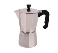 Cofan Cafetière italienne à induction | Capacité : 6, 9 ou 12 tasses | Matériau : aluminium | Convient pour tous types de feux | Poignée et poignée en nylon (1, 12 tasses)