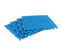 Cofan Carreau Alvéolé | Lot de 4 unités | Couleur Verte, Bleue, Gris Foncé ou Clair | Matériau PVC | Dimensions 33 x 33 x 2 cm | Montage Facile et Fixation Parfaite