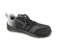 Cofan Chaussures de sécurité sportives, modèle Sierra | Bout en fibre de verre et semelle intérieure anti-perforation, Noir , 42 EU