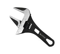 Cofan Clé à molette courte | Grande ouverture | Plusieurs dimensions et ouvertures | Fabriquée en acier au chrome-vanadium