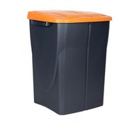 Poubelle orange pour recyclage des déchets organiques | Capacité de 15, 25 ou 45 litres | Trois dimensions (45 L)