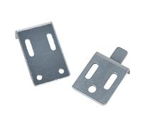 Cofan Ensemble Crochet d'équerre pour Miroirs | Dimension : 30 mm | Acier Galvanisé