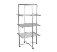 Cofan Étendoir électrique tour | 4 roues omnidirectionnelles avec frein | Puissance : 300 W | Séchoir à linge portable à séchage rapide