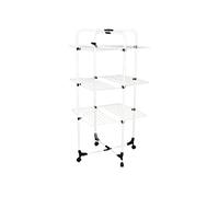 Cofan Étendoir en Tour | Fabriqué en Acier Peint et Polypropylène | Dimensions : 70 x 60 x 137 | 3 Niveaux d'étendage