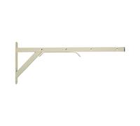 Cofan Étendoir Mural Fixe en Forme d'équerre de Couleur Blanche | Dimensions : 50 x 20 cm