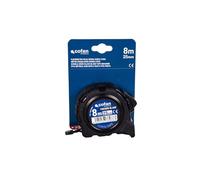 Cofan Flexomètre·à ruban noir à double face·|·Boîtier en·ABS·|·Boîtier·antichoc | Bouton·de·verrouillage automatique·|·Mètre·ruban·de·8 m x 25 mm