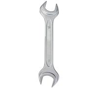 Cofan Clé fixe à double fourche polie Acier au chrome de haute qualité 36-38 mm
