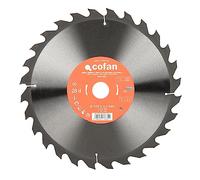 Cofan Lame de scie circulaire | Disque de coupe pour bois | 28 dents | Dimensions : 315 x 30 mm | Épaisseur du disque : 3,2 mm