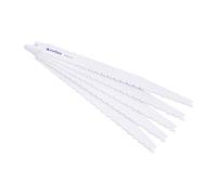 Cofan Lames de scie sabre bimétalliques pour bois, plastique et métal 5 pièces 180 x 11-5 mm, lames universelles coupe multi-matériaux, denture trisée