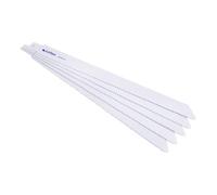 Cofan Lot de 5 lames de scie sabre bimétalliques pour métal, bois et plastique renforcé, 230 x 10-14 mm, lames universelles coupées en tôles épaisses, profils massifs et tubes, denture trisée