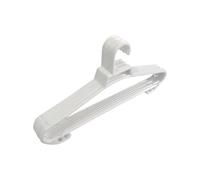 Cofan Lot de 6 cintres en plastique pour vêtements | Modèle Olslo | Antidérapants Dimensions 38 x 18 cm