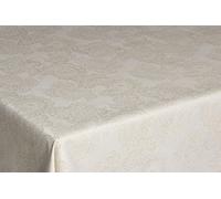 Cofan Nappe Anti-Taches | Premium Lin Or Jacquard | Dimensions 1,40 x 1,80 m | Modèle Velonia