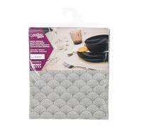 Cofan Nappe ronde antitache | Confectionnée en Jacquard avec du tissu résiné | Conception avec des motifs d'arcs verts | Matériaux : 50 % coton et 50 % polyester | Diamètre : 1,80 m