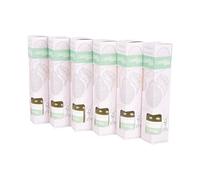 Cofan Pack de 6 diffuseurs de parfum à bâtonnets à la bergamote calabraise | Parfum revitalisant | Bâtonnets en rotin | Flacon en verre | Capacité : 50 ml