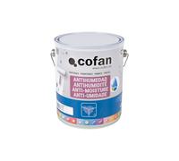Cofan Peinture synthétique anti-humidité | Blanc satiné ou mat | Capacité : 750 ml ou 4 litres | Protection résistante pour murs et plafonds intérieur/extérieur (blanc mat, 750 ml)