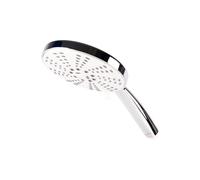 Cofan Pommeau de douche rond avec 5 fonctions | Finition chromée | Pommeau de douche haute pression | Économie d'eau 9L/min | Anticalcaire | Matériau : ABS