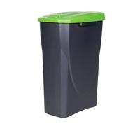 Cofan Poubelle verte pour recycler les matériaux en verre | Capacité de 15, 25 ou 45 litres | Trois tailles (25 L)