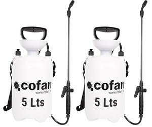 Cofan Pulvérisateur Manuel à Pression | Capacité pour 5 litres | Secteur agricole (Lot de 2)
