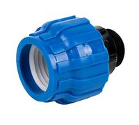 Cofan Raccord Droit avec Filetage Mâle | Diamètre 40 mm x 1" 1/2" de Filetage | Pack de 10 unités