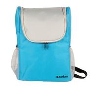 Cofan Sac à dos isotherme | Sac à dos isotherme pour déjeuner, plage, bureau, pique-nique, camping | Couleur : bleu et gris | Capacité : 10 litres | Dimensions : 28 x 12,5 x 37 cm