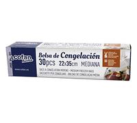 Cofan Sacs de congélation | Taille moyenne | Dimensions 22 x 35 cm | Boîte de 30 unités