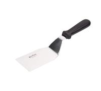Cofan Spatule coudée en acier inoxydable pour barbecues | Poignée ergonomique | Idéale pour les grillades, les planchas et les rôtis
