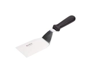 Cofan Spatule coudée en acier inoxydable pour barbecues | Poignée ergonomique | Idéale pour les grillades, les planchas et les rôtis