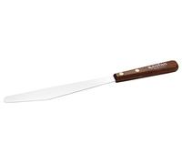Cofan Spatule pour mélanger la peinture | Fabriquée en acier inoxydable | Dimension 190 mm | Manche en bois
