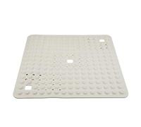 Cofan Tapis de Bain | Tapis carré | pour Douche ou Baignoire | Surface antidérapante | Tapis de Bain avec ventouses de Haute résistance | Couleur : Blanche | Dimensions : 60 x 60 cm