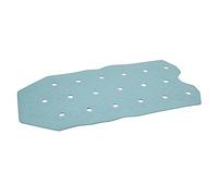Cofan Tapis de Bain | Tapis rectangulaire | pour Douche ou Baignoire | Surface antidérapante | Tapis de Bain avec ventouses de Haute résistance | Couleur : Bleu Clair | Dimensions : 36 x 72 cm