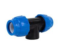 Cofan Té 90° avec Filetage Femelle | Diamètre 40 x 40 mm et 1" de Filetage | À l'unité