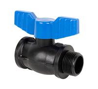 Cofan Vanne à boisseau sphérique | Filetage Mâle-Femelle PP PN16 | Dimensions : 3/4" x 3/4" | Vente unitaire