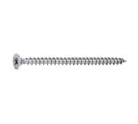COFAN Vis à bois DIN 7505 A M- 5 X 90 INOX A2 pour pros et bricoleurs, avec norme technique, montage précis