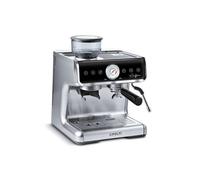 Polti Cafetière Coffea G50S – Moulin intégré, Espresso/Cappuccino, 30 niveaux, Steamymilk Argent