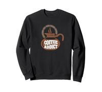 Coffee Addict Cafetière avec Inscription en Allemand « Kaffee abhängig » Sweatshirt