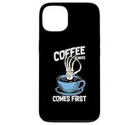 Coffee Always Come First Funny Cafeine Baristas Coffee Lover Coque pour iPhone 13
