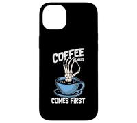 Coffee Always Come First Funny Cafeine Baristas Coffee Lover Coque pour iPhone 14 Plus