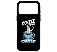 Coffee Always Come First Funny Cafeine Baristas Coffee Lover Coque pour iPhone 17 Pro Max