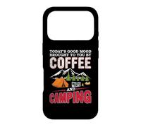 Coffee and Camping Camper Adventure Nature Lover Coque pour iPhone 17 Pro