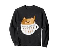 Coffee and Cat - Commencez Votre journée avec Cat and Coffee Sweatshirt