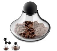 Coffee Aroma Bottle Display Jar, Borosilicate Glass Coffee Bean Sample Storage Jar, Small Coffees Bean Tasting Jars with Airtight Lids for Fresh Tea and Spices