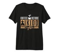 Coffee Before Aikido Art Martial Lover Aikido Fighter T-Shirt Haut de Gamme