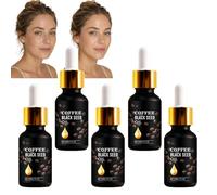 Coffee Black Seed Oil for Face & Body,Deep Hydration Skin Moisturizer Oil,Non Greasy And Lightweight Serum,Soothing Face And Eye Serum for Women Black Seed Oil，Assist In Dry Skin Oil (5Pcs)