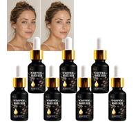 Coffee Black Seed Oil for Face & Body,Deep Hydration Skin Moisturizer Oil,Non Greasy And Lightweight Serum,Soothing Face And Eye Serum for Women Black Seed Oil，Assist In Dry Skin Oil (7Pcs)