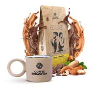 Coffee Broastery Brazil Cerrado Premium 1 kg - Café de Spécialité en Grains, Arabica du Minas Gerais, Notes d'Amande et Chocolat, Corps Dense + Tasse en Céramique - Idéal pour Amateur de Café