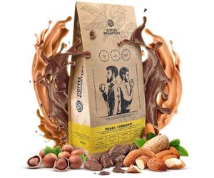 Coffee Broastery Coffee en Grains Brazil Cerrado Premium 400g 0,4kg | Café de Spécialité Brésilien | Brésil | Fraîchement Torréfié | Torréfacteur de Café Kraft