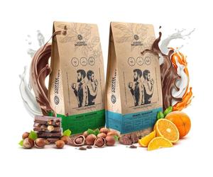 Coffee Broastery Coffret Café en Grains 2x1kg - Set de Cafés Fraîchement Torréfiés Artisanalement - Sélection de Grains de Qualité Premium Idéal pour Machine à Café et Espresso